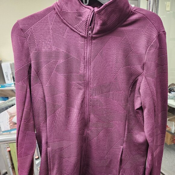 Women’s Geo Jacquard Full-Zip Jacket - Picture 1 of 4